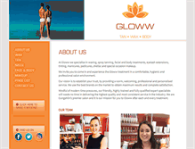 Tablet Screenshot of gloww.com.au